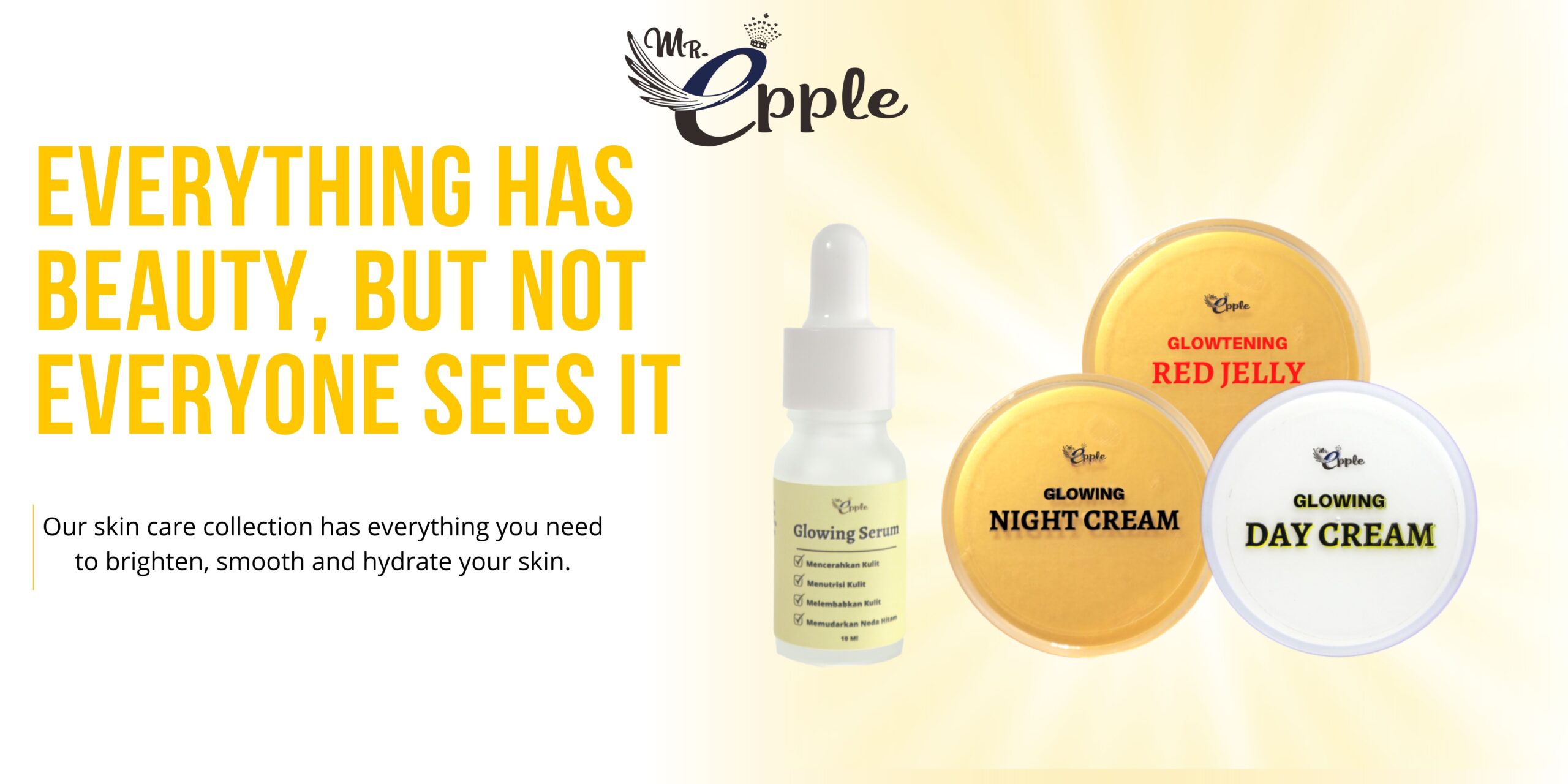 Our skin care collection has everything you need to brighten, smooth and hydrate your skin. (3)